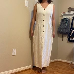 Long linen dress